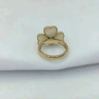 ⭐Miroze SWEET CLOVER WHITE MOP RING