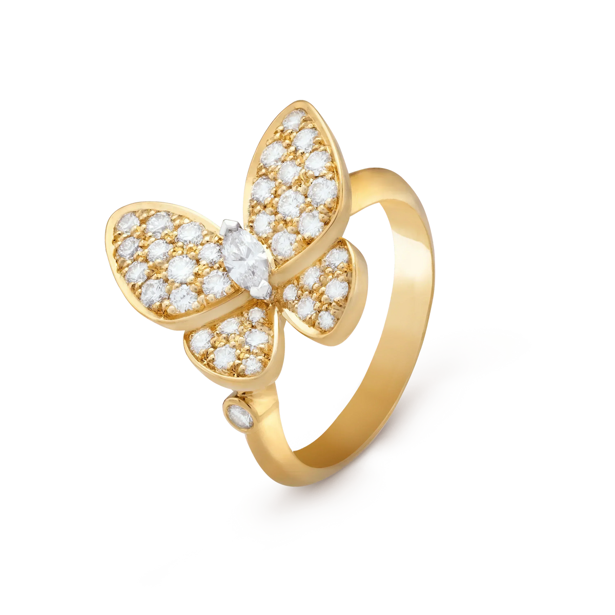 [⭐Miroze]バタフライ ダイヤモンド リング