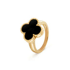⭐Miroze CLOVER ONYX RING