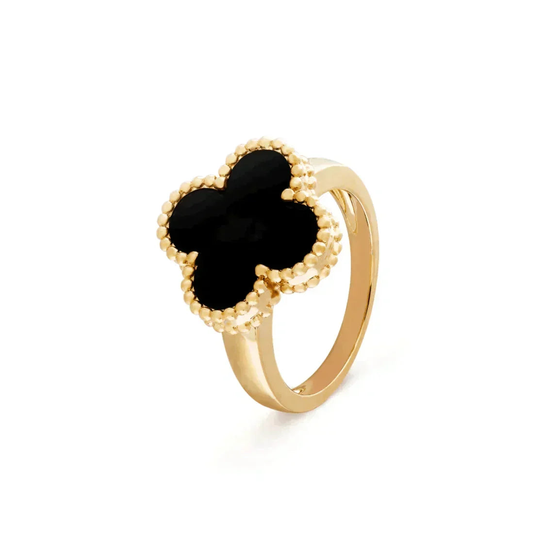 ⭐Miroze CLOVER ONYX RING