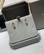 [⭐Miroze]MOVE UNO SMALL 1 DIAMOND EARRINGS