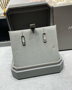 [⭐Miroze]MOVE UNO SMALL 1 DIAMOND EARRINGS