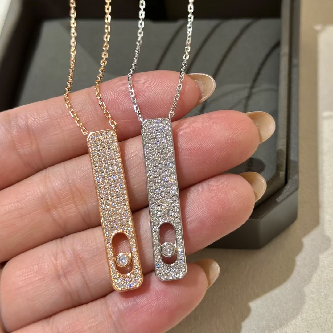 [⭐Miroze]MY FIRST DIAMOND PAVED NECKLACE