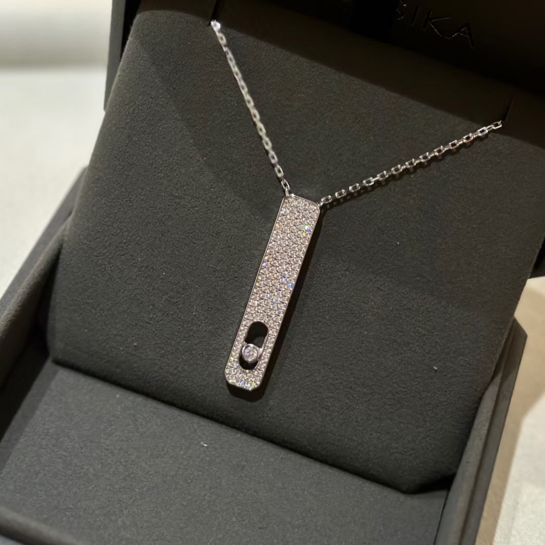 [⭐Miroze]MY FIRST DIAMOND PAVED NECKLACE