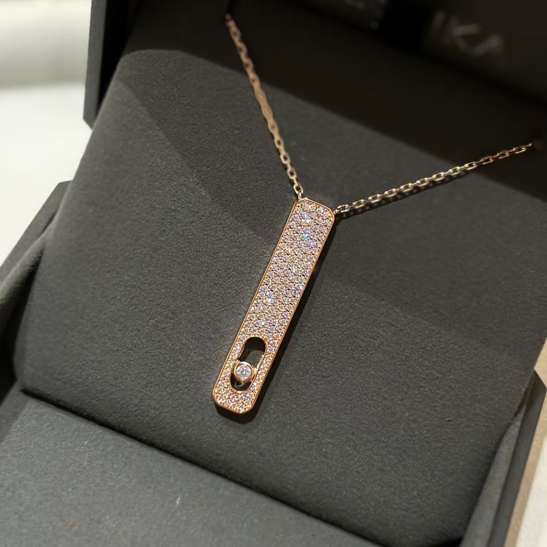 [⭐Miroze]MY FIRST DIAMOND PAVED NECKLACE
