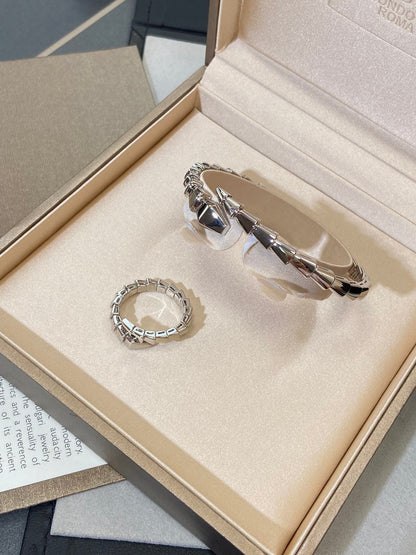 [⭐Miroze]SERPENTI VIPER SILVER BRACELET