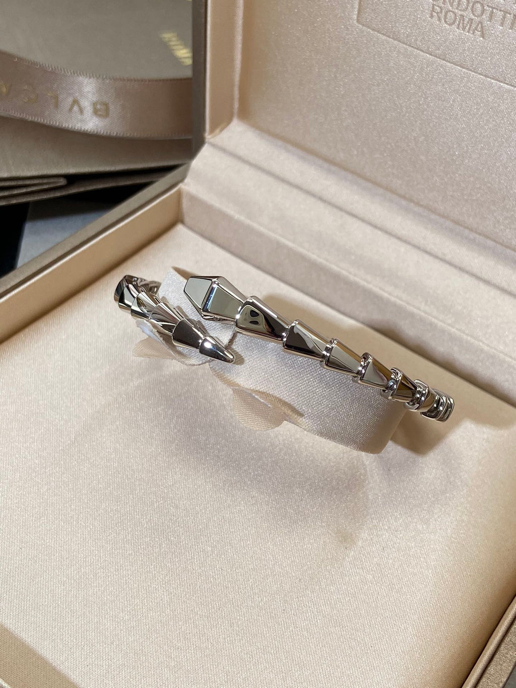 [⭐Veya]SERPENTI VIPER SILVER BRACELET