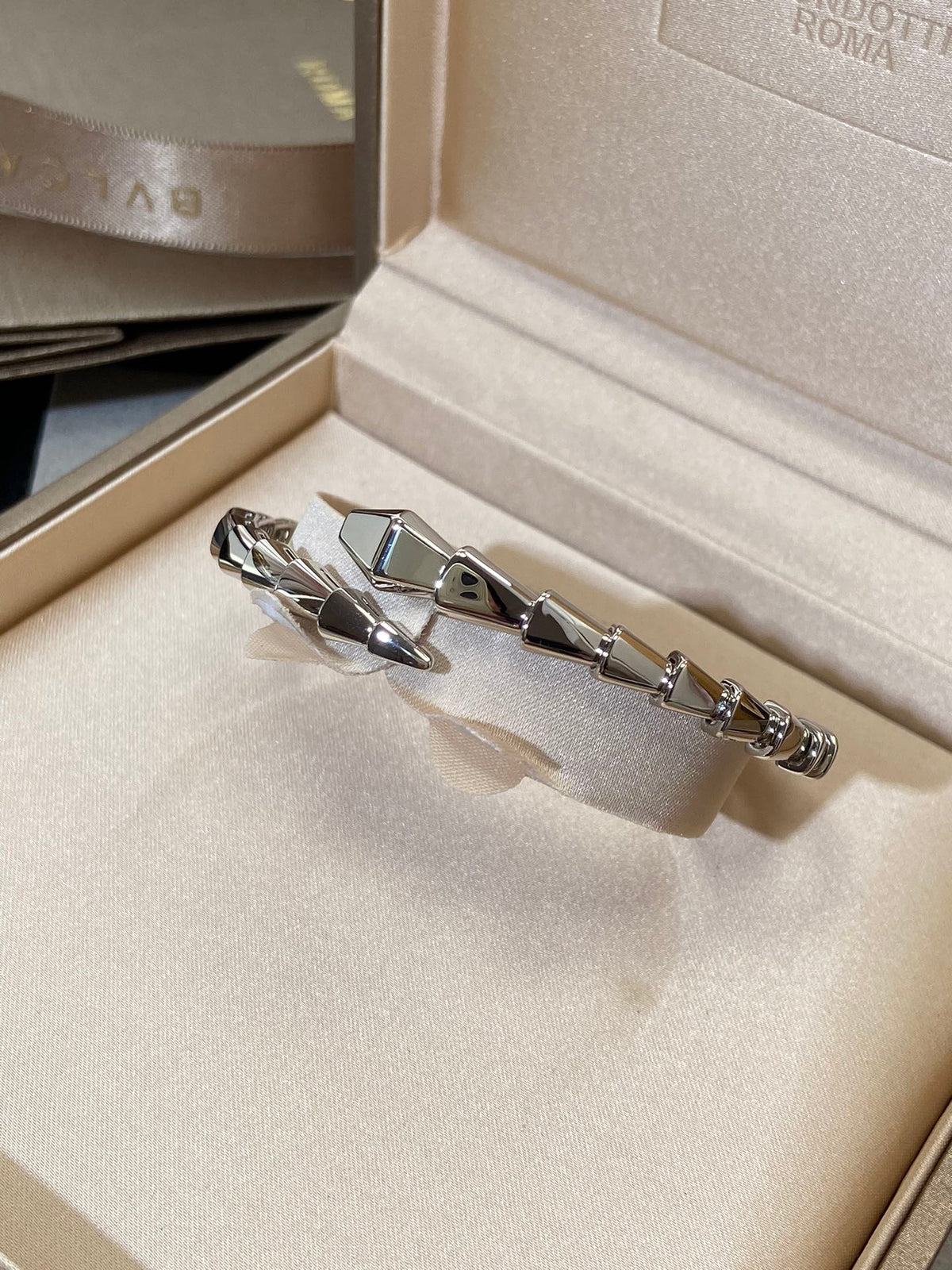 [⭐Veya]SERPENTI VIPER SILVER BRACELET