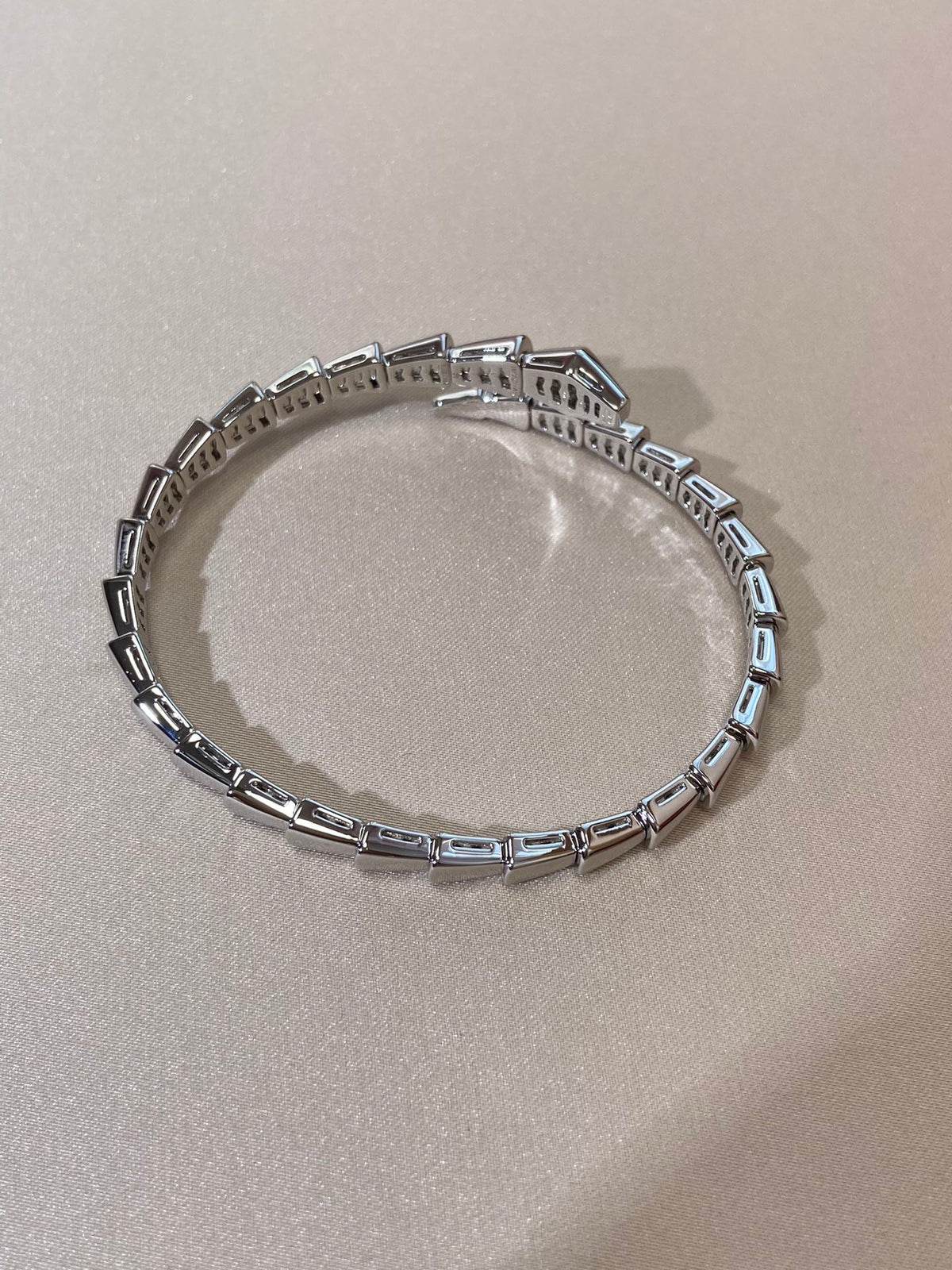 [⭐Veya]SERPENTI VIPER SILVER BRACELET
