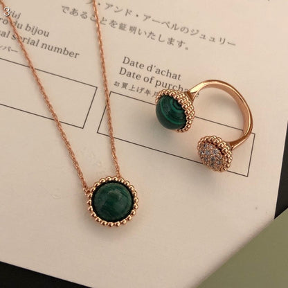 [⭐Miroze]ペルレ クルール ダイヤモンド ローズゴールド ビトウィーン ザ フィンガー リング