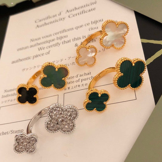 [⭐Miroze]CLOVER BETWEEN THE FINGER RING