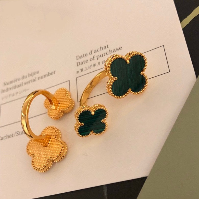 ⭐Miroze CLOVER BETWEEN THE FINGER RING