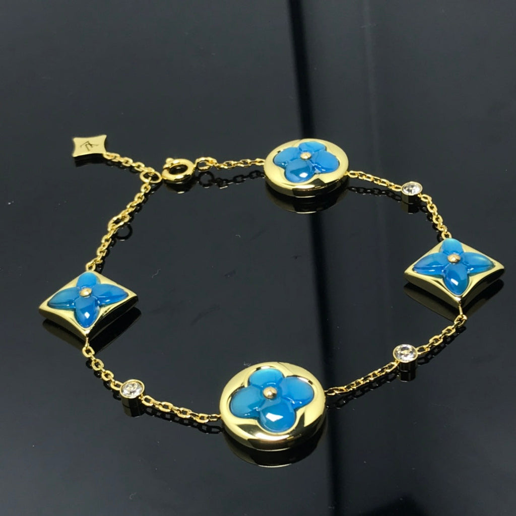 ⭐Miroze STAR AND SUN 4 MOTIF BLUE BRACELET