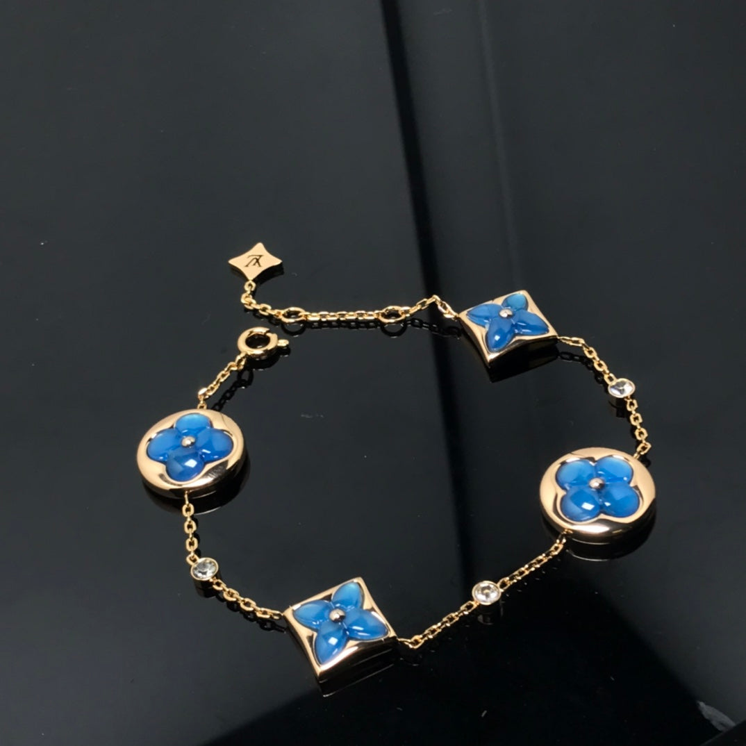 ⭐Miroze STAR AND SUN 4 MOTIF BLUE BRACELET
