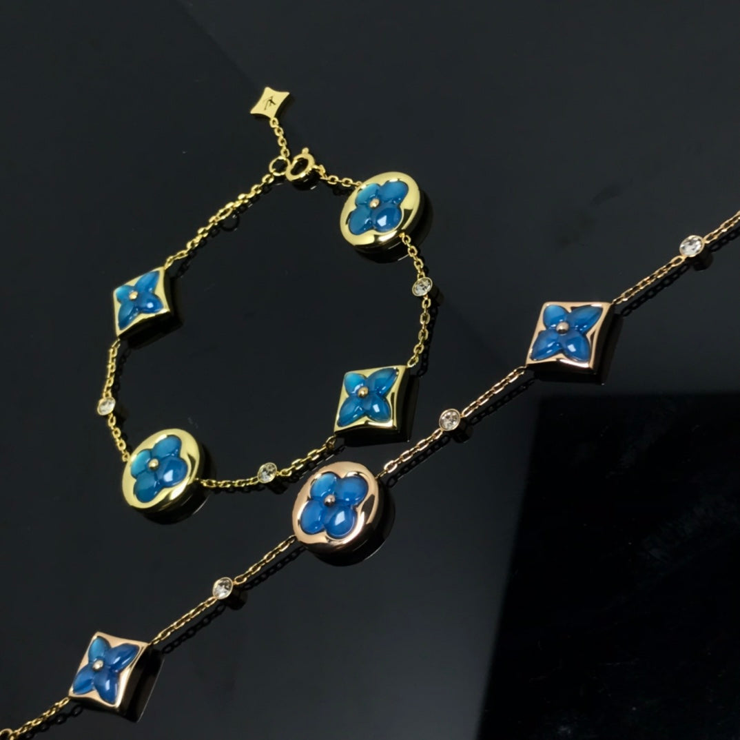 ⭐Miroze STAR AND SUN 4 MOTIF BLUE BRACELET