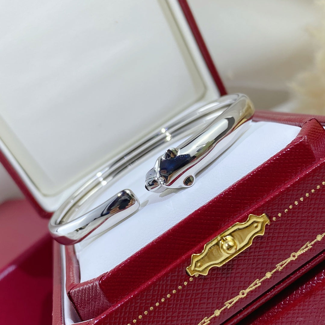 ⭐Miroze PANTHERE SILVER OPEN BRACELET