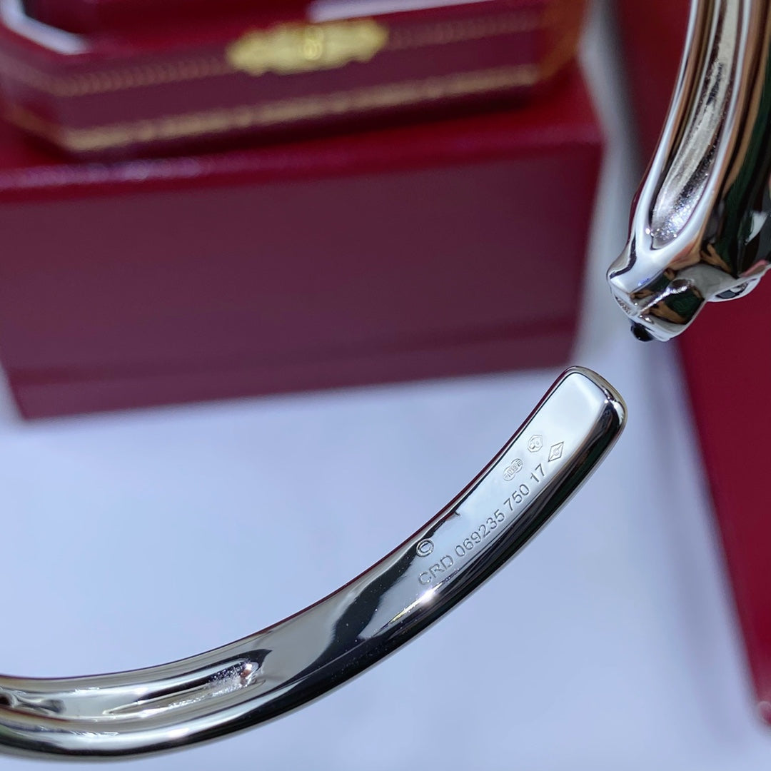 ⭐Miroze PANTHERE SILVER OPEN BRACELET
