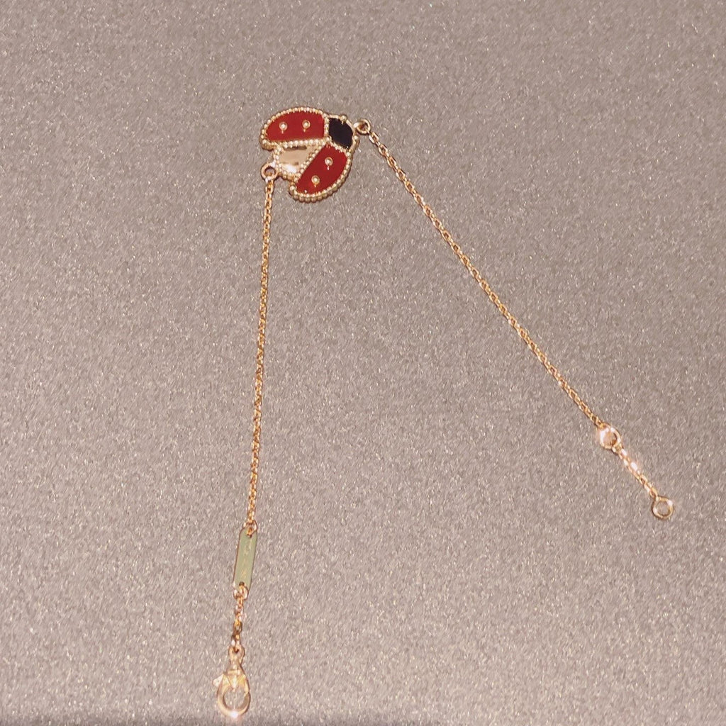 ⭐Miroze LUCKY SPRING 1 MOTIF PINK GOLD BRACELET