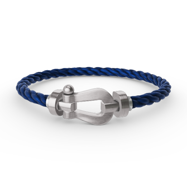 [⭐Miroze]FORCE LARGE HORSESHOE NO DIAMOND BRACELET SILVER