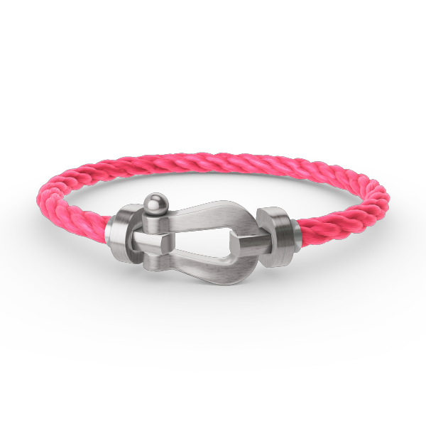 [⭐Miroze]FORCE LARGE HORSESHOE NO DIAMOND BRACELET SILVER