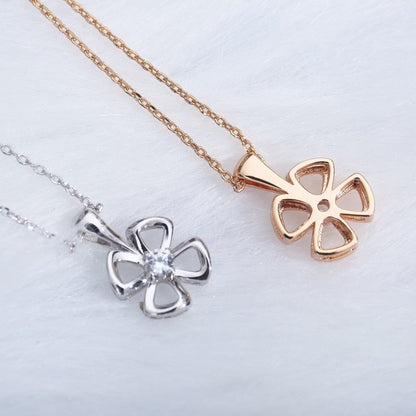 [⭐Miroze]FIOREVER NECKLACE DIAMOND CENTER