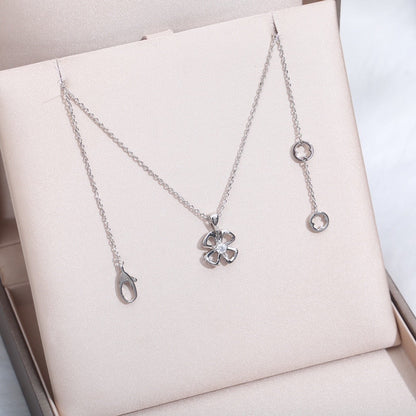 [⭐Miroze]FIOREVER NECKLACE DIAMOND CENTER