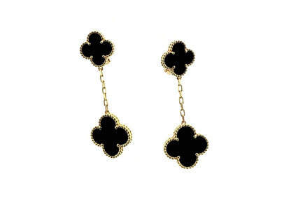 [⭐Miroze]CLOVER 2 MOTIFS  EARRINGS (MULTIPLE CHOICESC