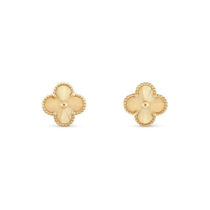 [⭐Miroze]CLOVER MEDIUM 1 MOTIFS LASER EARRINGS