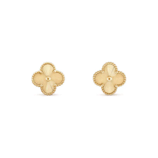 [⭐Miroze]CLOVER MEDIUM 1 MOTIFS LASER EARRINGS