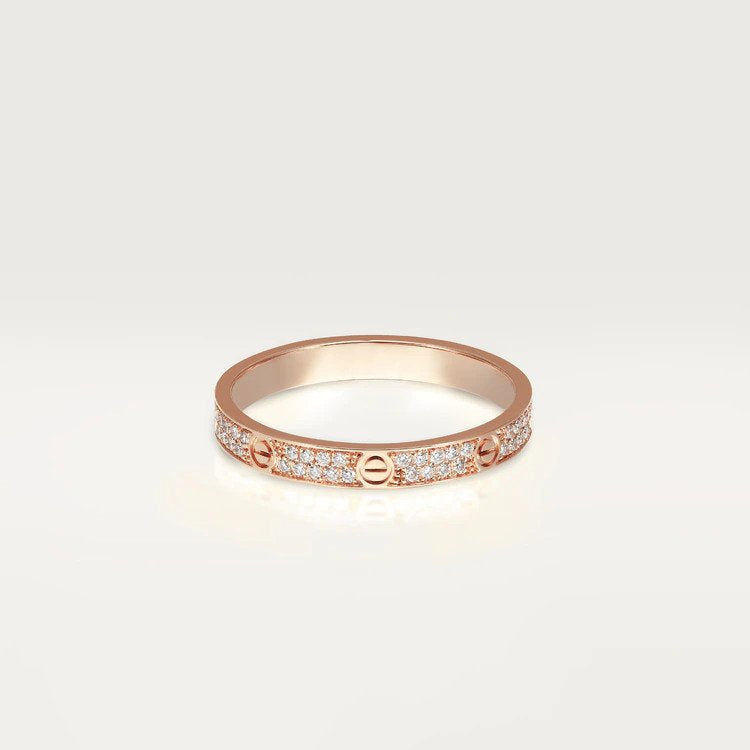 [⭐Miroze]LOVE RING 2.65MM DIAMOND