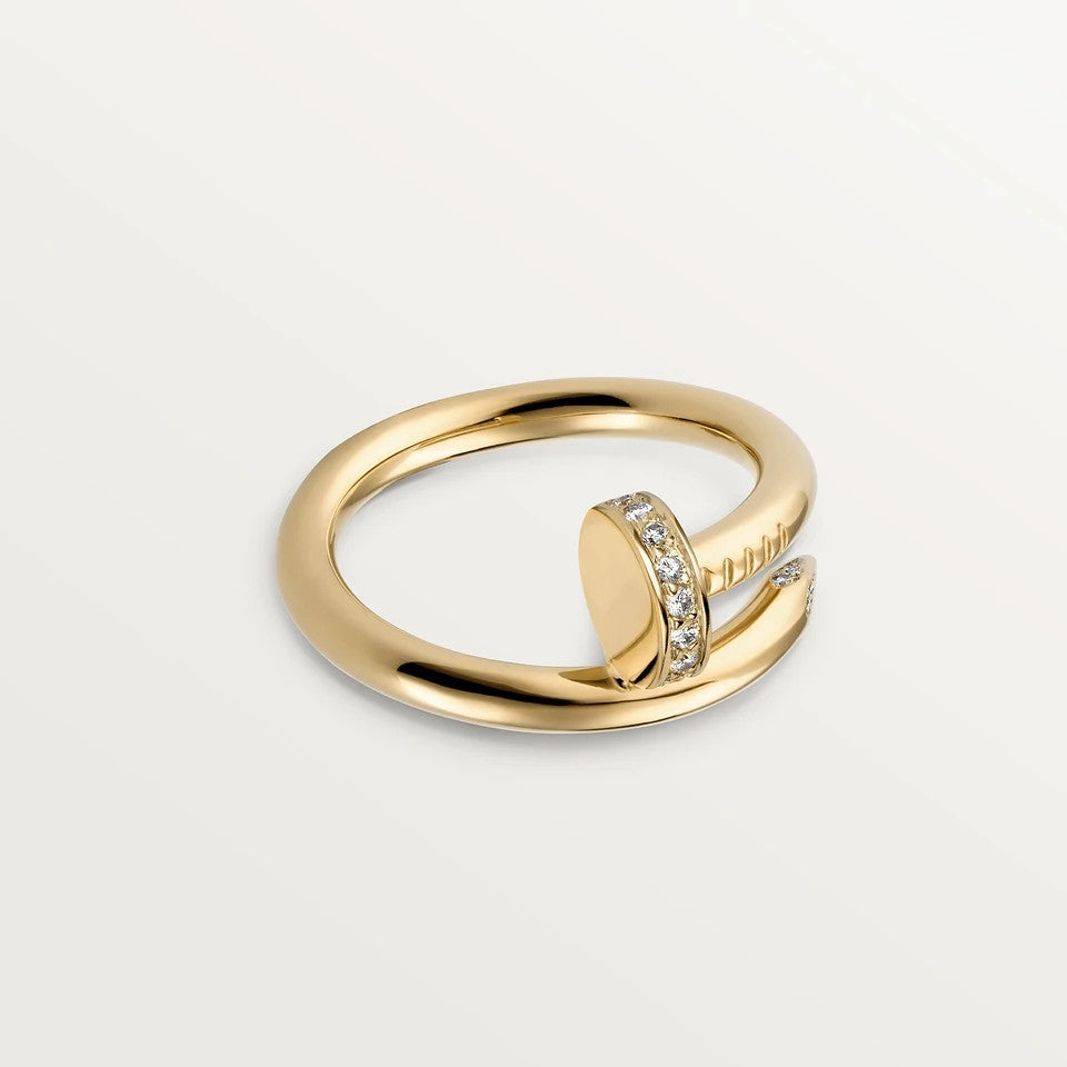 [⭐Miroze]JUSTE RING 2.65MM GOLD DIAMOND