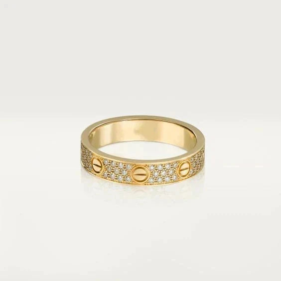 ⭐Miroze LOVE RING 3.6MM DIAMOND PAVED