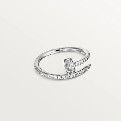 [⭐Miroze]JUSTE RING 1.8MM SILVER DIAMONDS