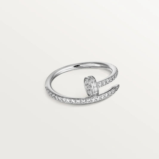 [⭐Miroze]JUSTE RING 1.8MM SILVER DIAMONDS