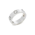⭐Miroze LOVE RING 5.5MM 3 DIAMONDS SILVER