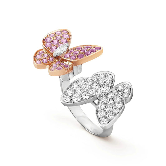 [⭐Miroze]TWIN BUTTERFLY DIAMOND RING