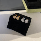 ⭐Miroze CLOVER MINI DIAMOND STUD EARRINGS