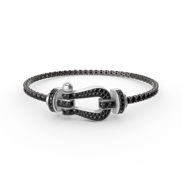 ⭐Miroze FORCE  LARGE HORSESHOE FULL DIAMOND TENNIS BRACELET